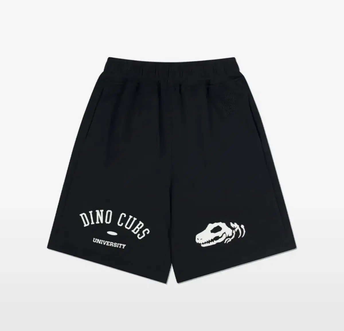 (S) 기준 DINO CUBS Sweat Shorts Black 반바지